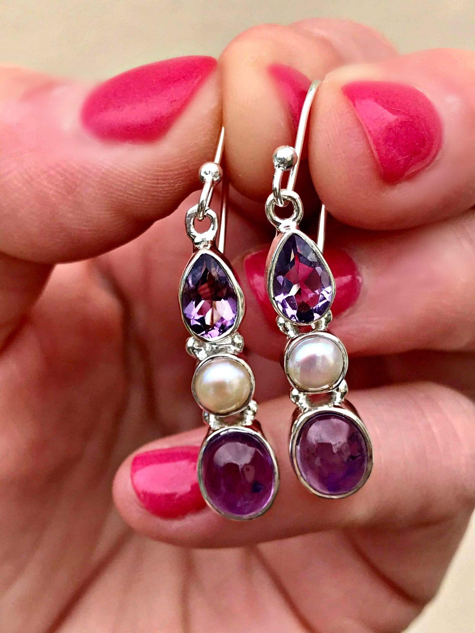 Amethyst Combo Earrings - Image 4