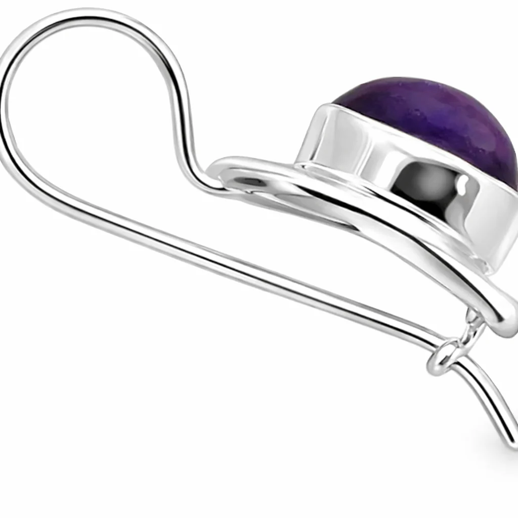 Ava Amethyst Earrings - Image 3