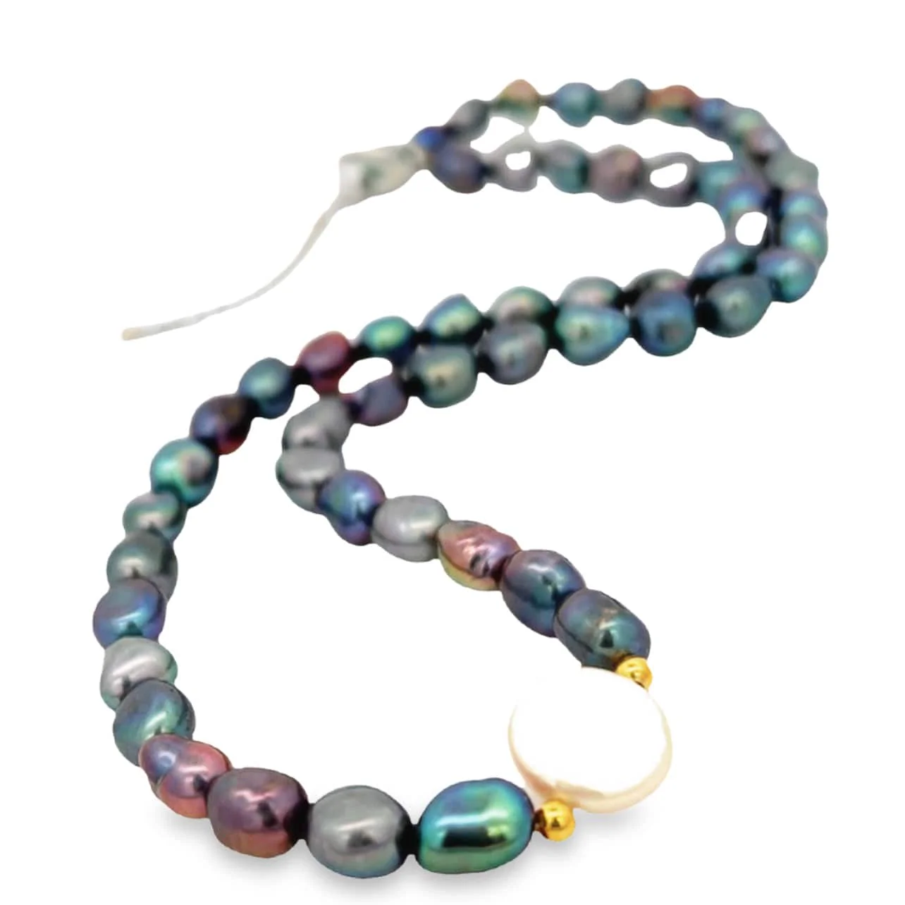 Baroque Tahitian Pearl Necklace - Image 3