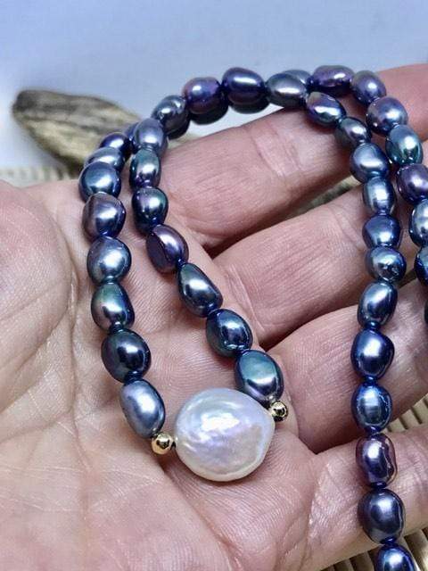 Baroque Tahitian Pearl Necklace - Image 4