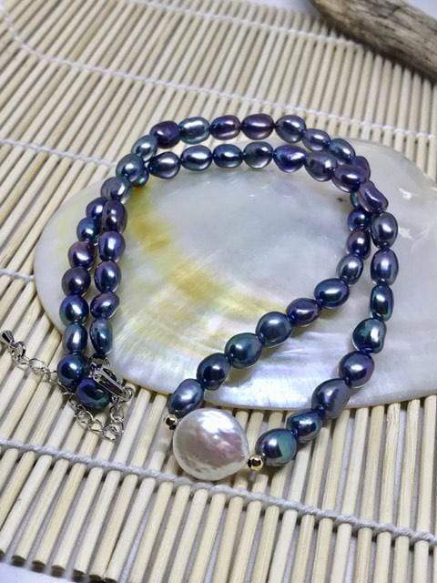 Baroque Tahitian Pearl Necklace - Image 6