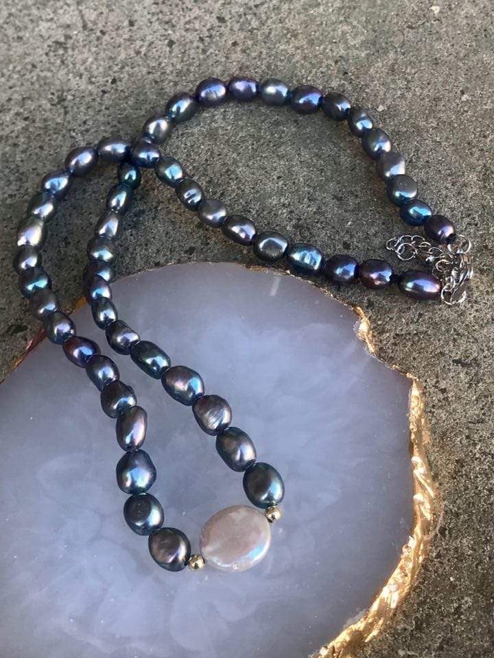 Baroque Tahitian Pearl Necklace - Image 7