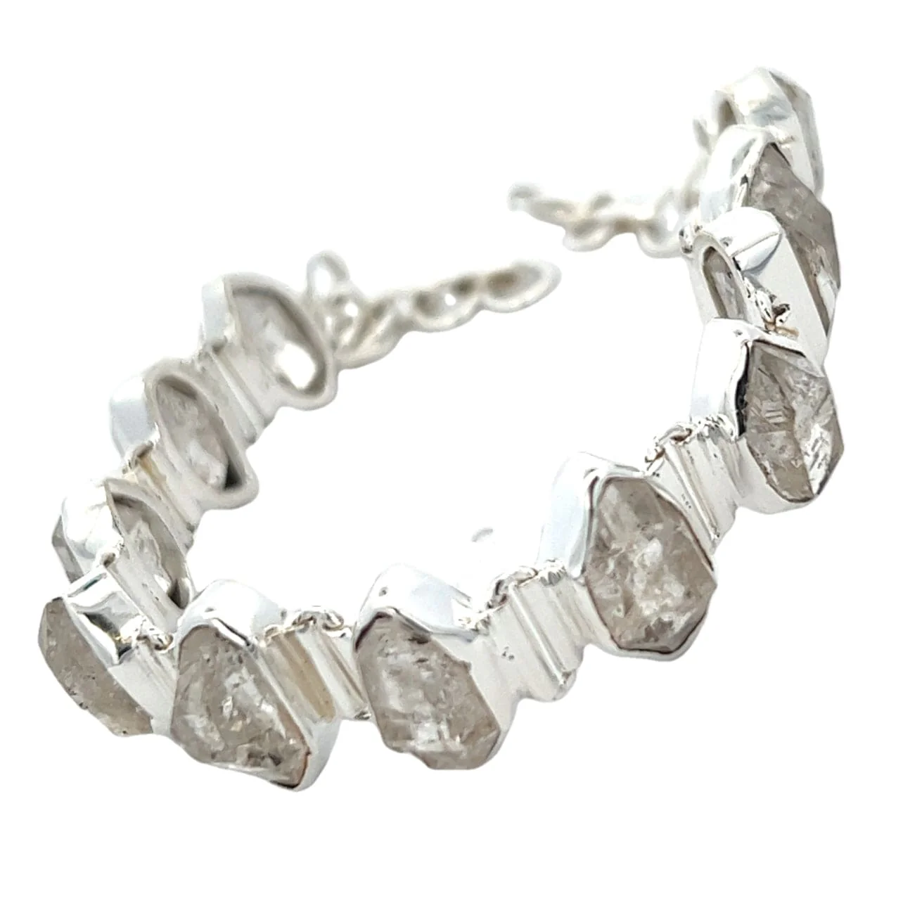 Boho Bling Herkimer Diamond Bracelet - Image 4