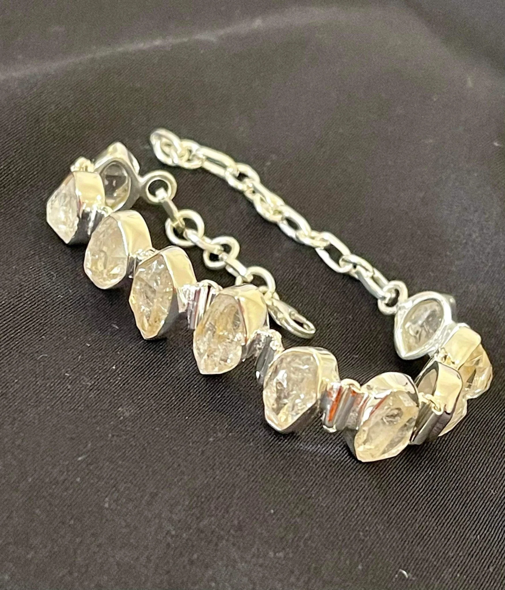 Boho Bling Herkimer Diamond Bracelet - Image 5