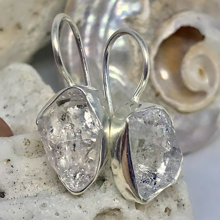 Boho Bling Herkimer Diamond Earrings - Image 5