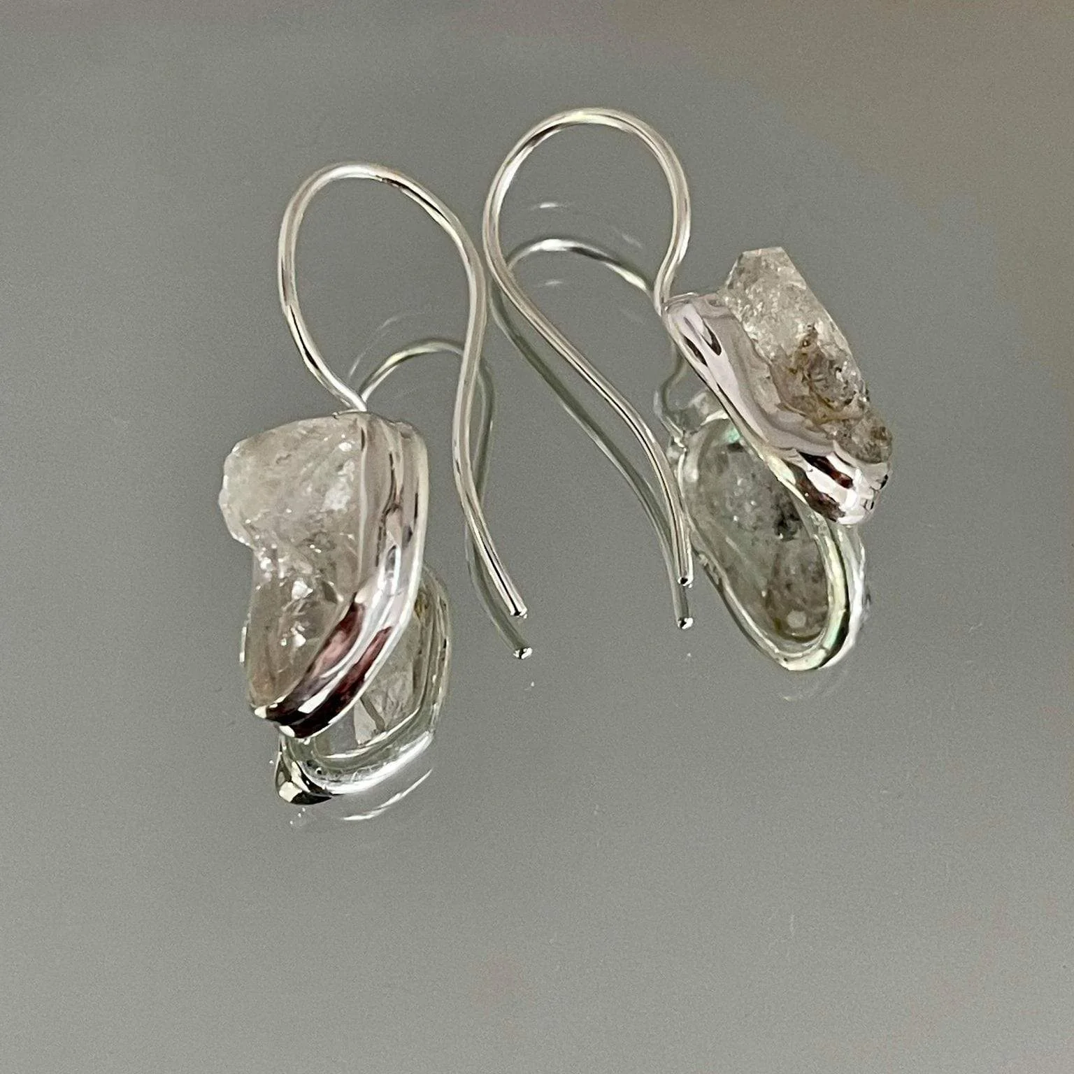 Boho Bling Herkimer Diamond Earrings - Image 6