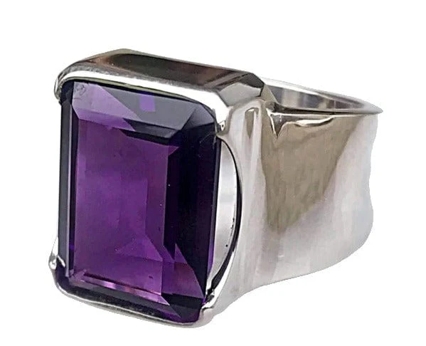Bold Amethyst Ring - Image 4