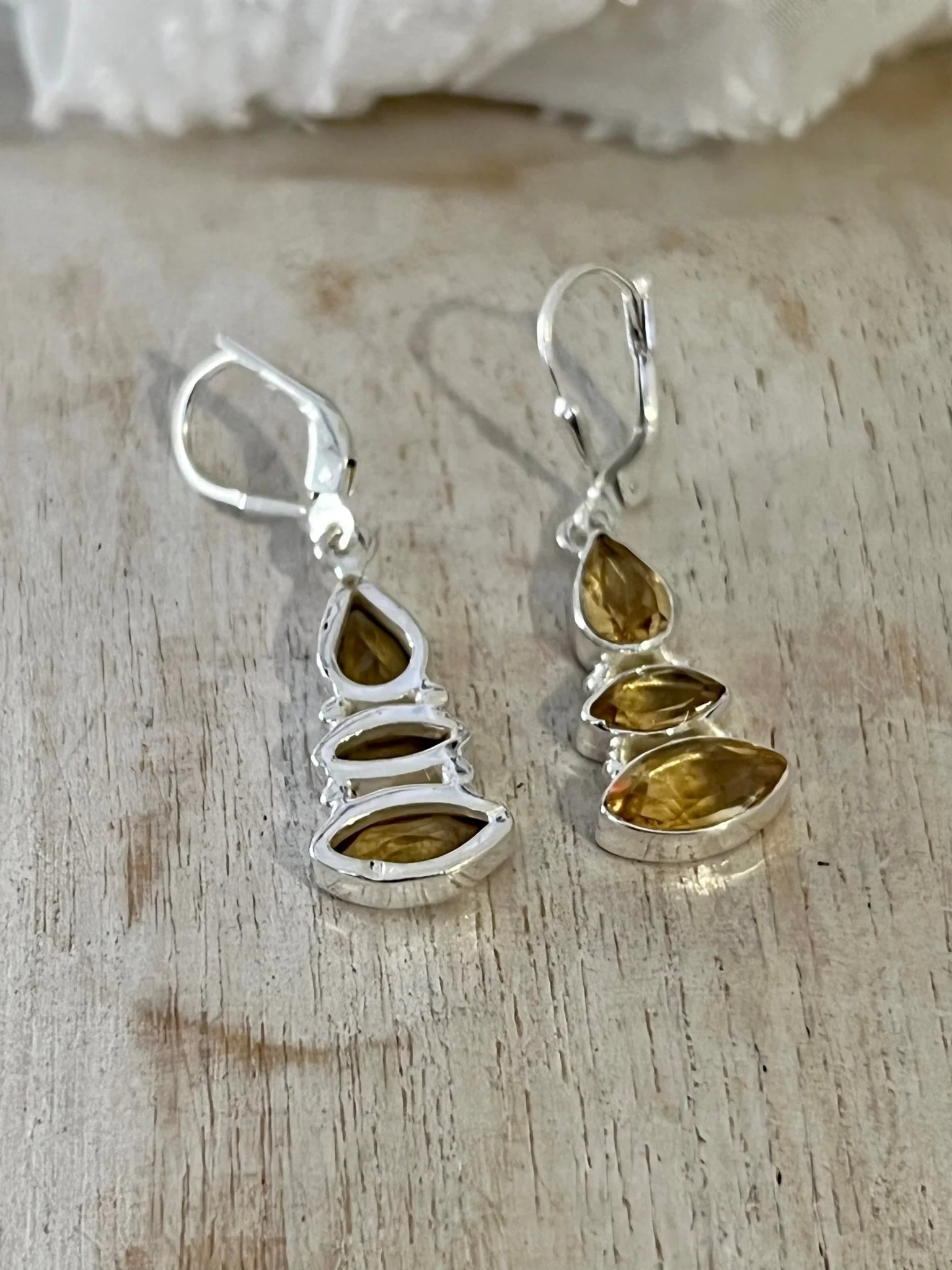 Cascata Citrine Earrings - Image 5