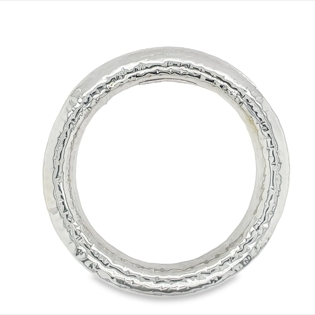 Contempo Beaten Bangle 14 MM - Image 4