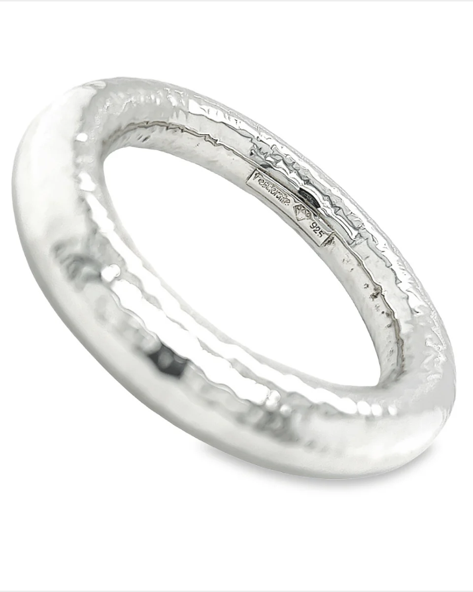 Contempo Beaten Bangle 14 MM - Image 5