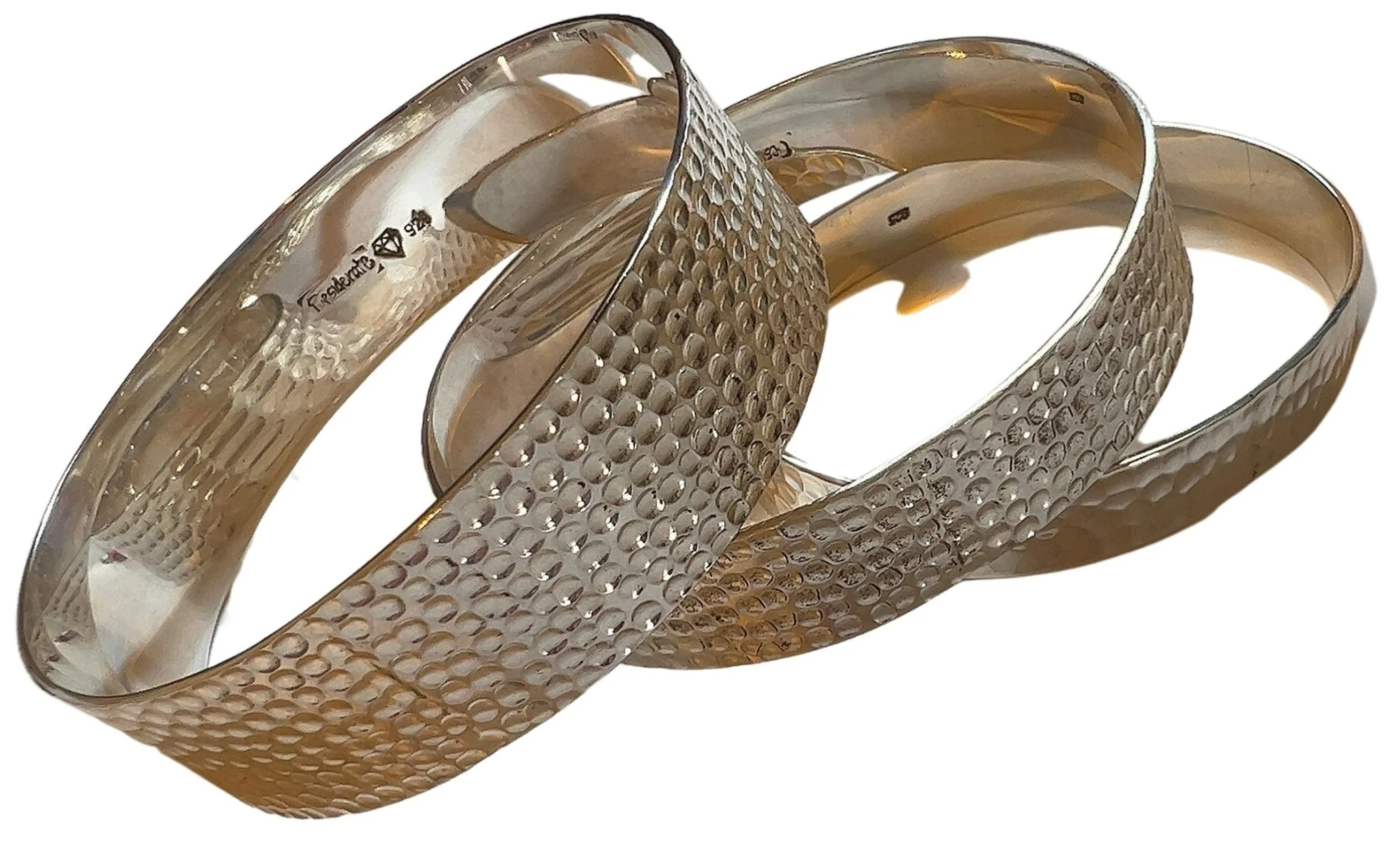 Contempo Collection Hammered Bangle - Image 4