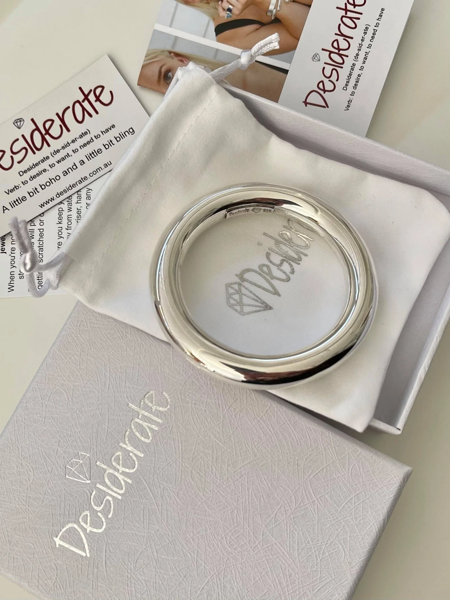 Contempo Sterling Silver Bangle 14 MM - Image 4