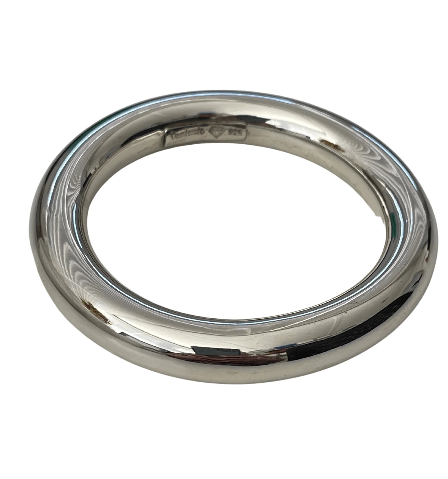 Contempo Sterling Silver Bangle 14 MM - Image 5