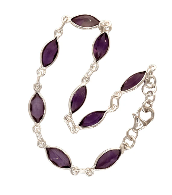 Diamant Amethyst Bracelet - Image 3