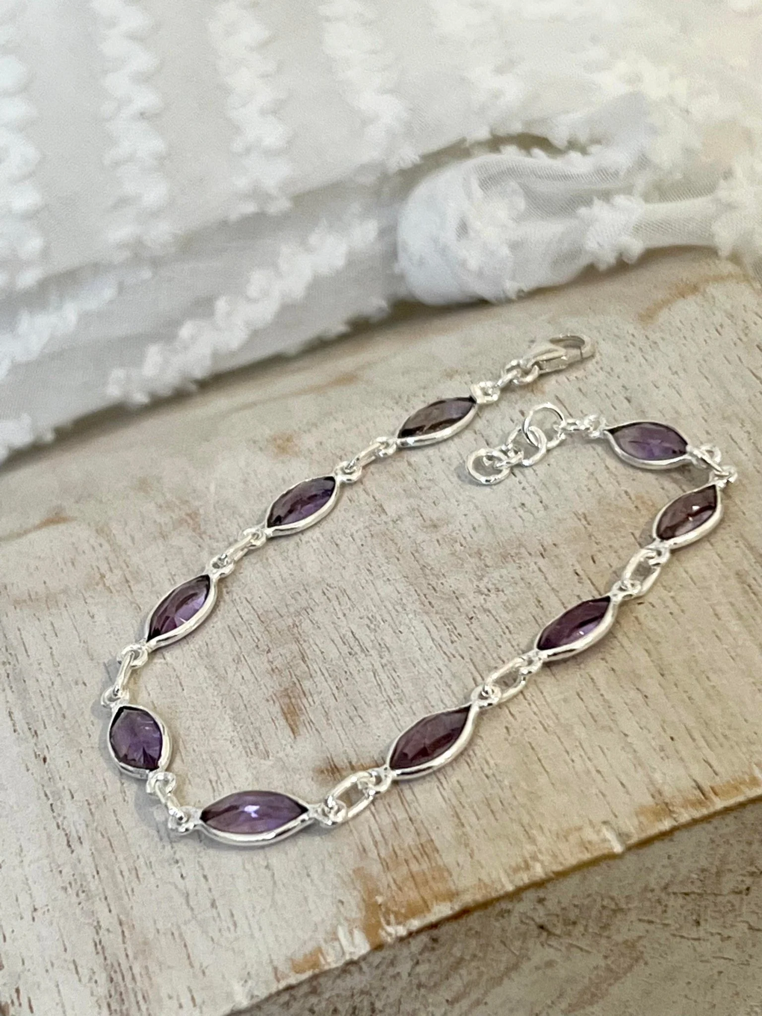 Diamant Amethyst Bracelet - Image 5