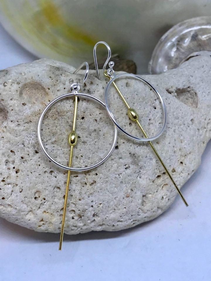 Drop Spike Hoops - Image 5