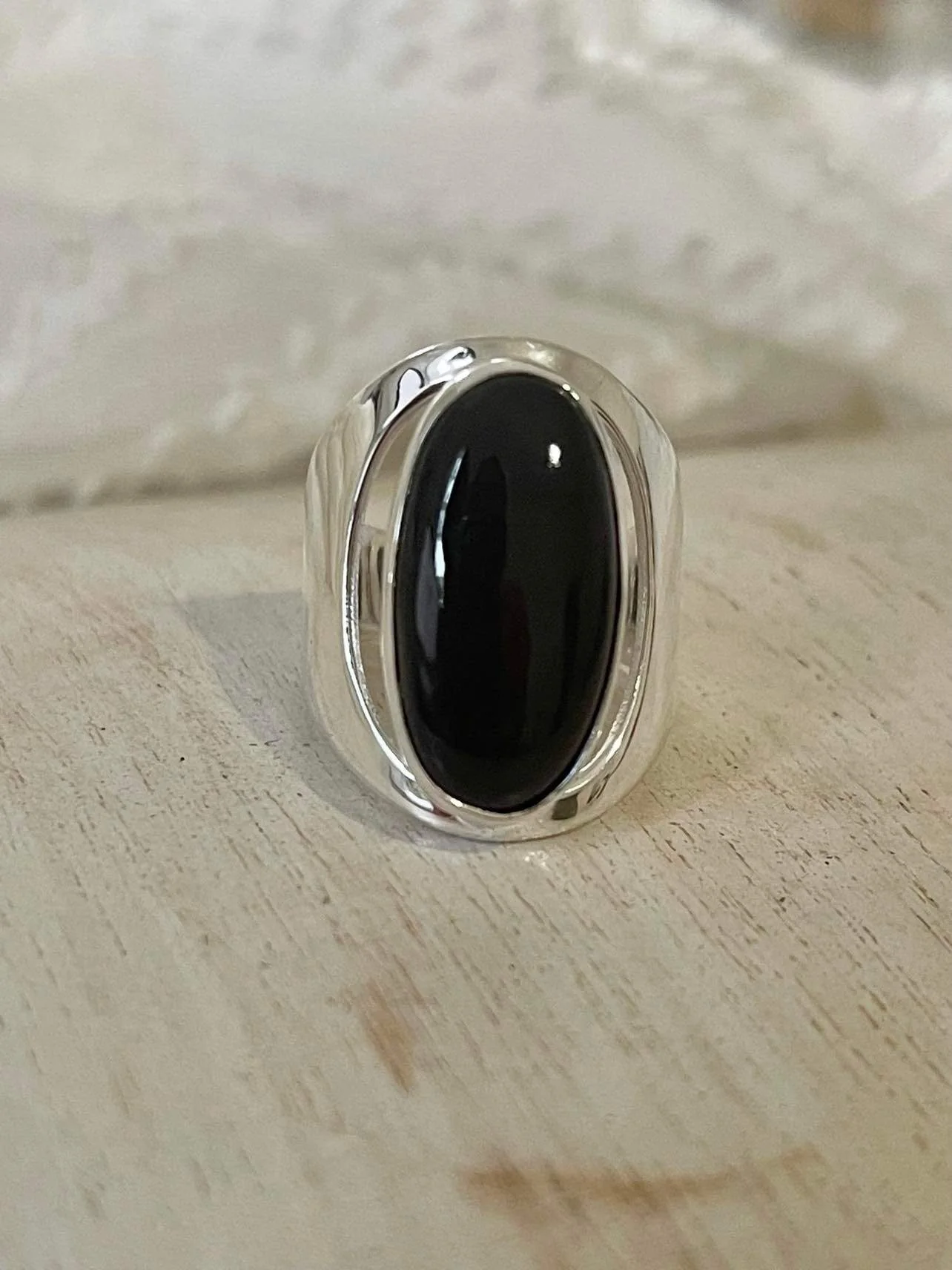 Earth Stone Onyx Ring - Image 5
