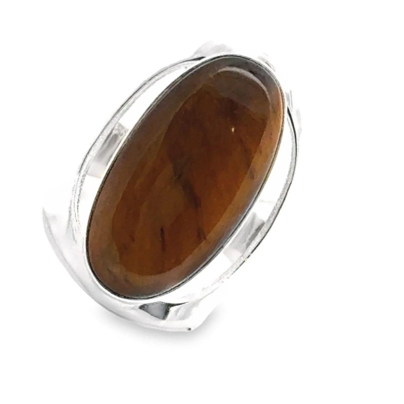 Earth Stone Tigers Eye Ring - Image 4