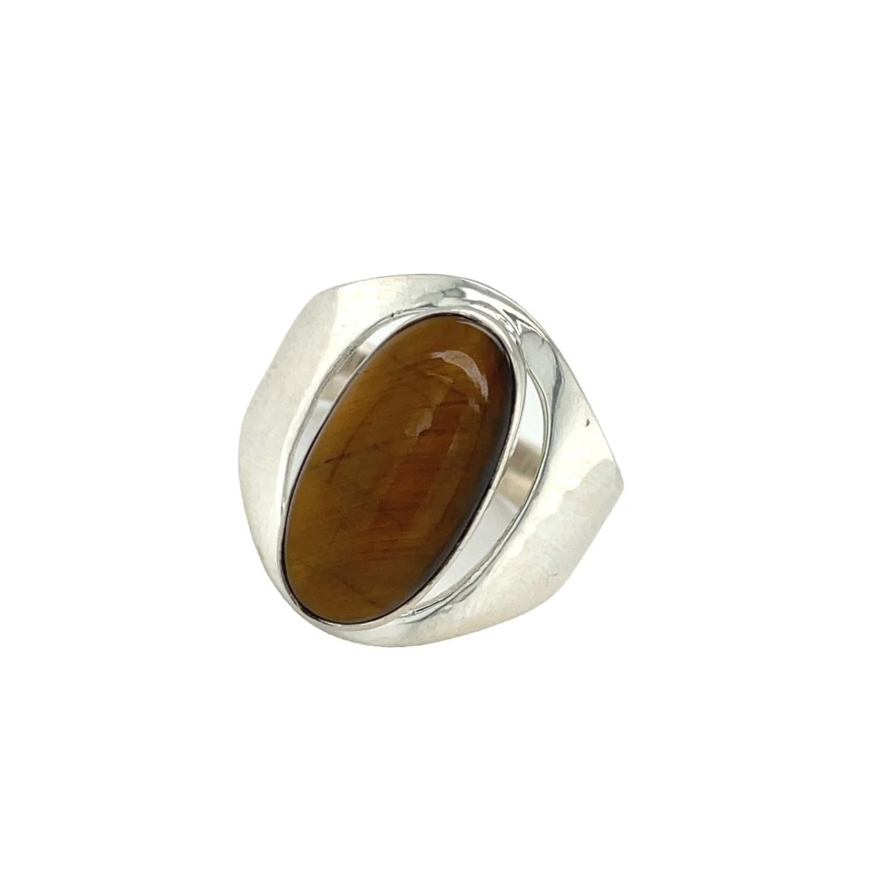Earth Stone Tigers Eye Ring - Image 5