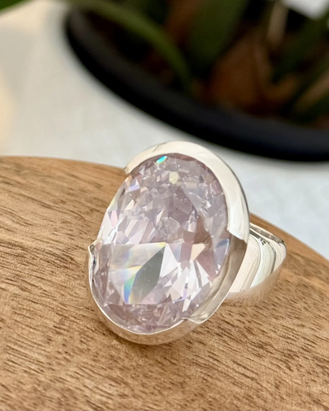 Extraordinaire White Topaz Ring - Image 6