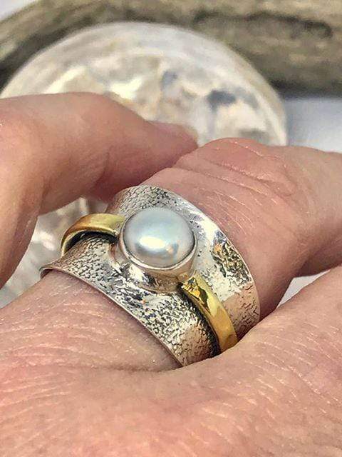 Inca Pearl Ring - Image 4