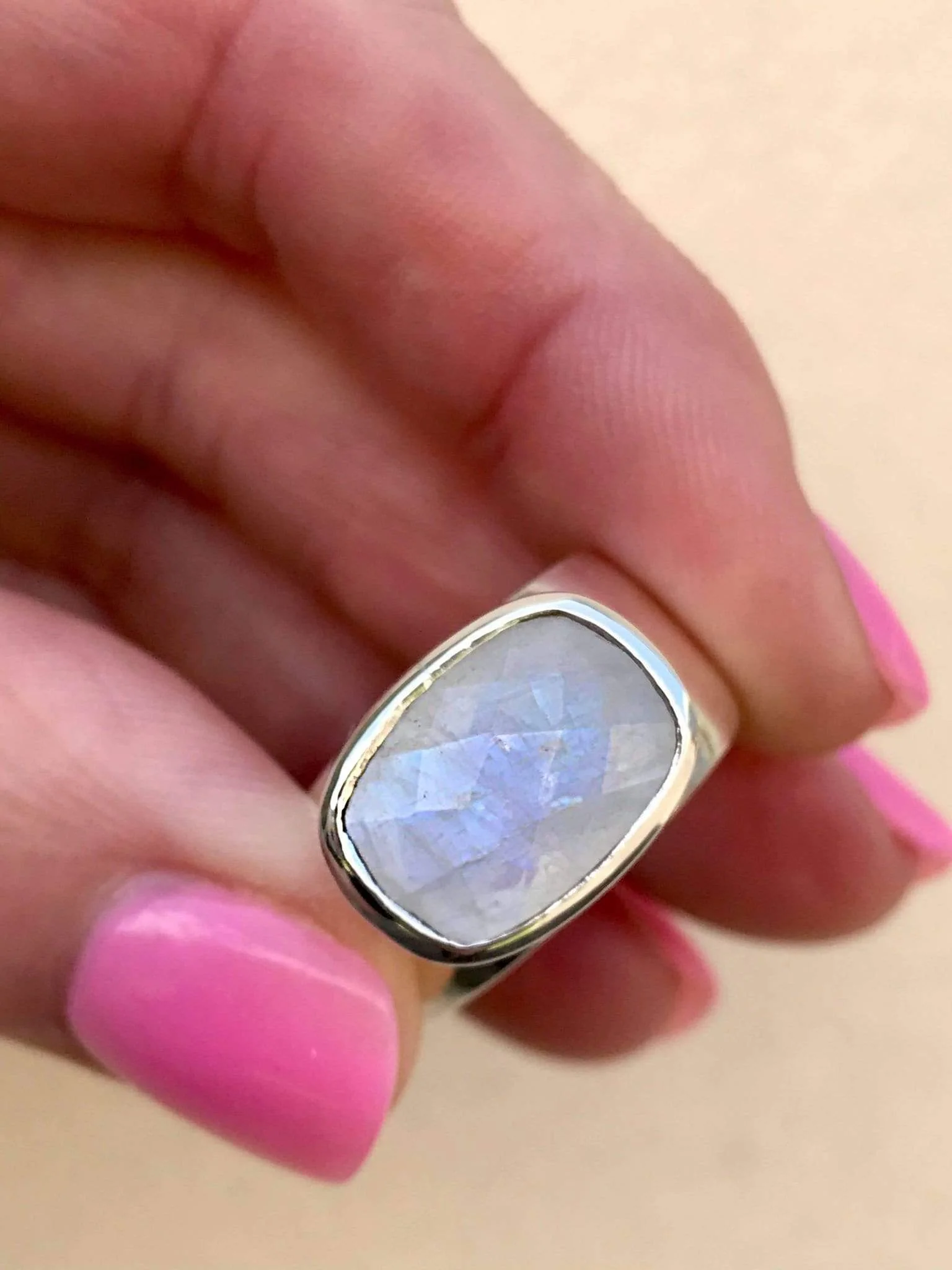 Moonstone Soul Windows Ring - Image 3