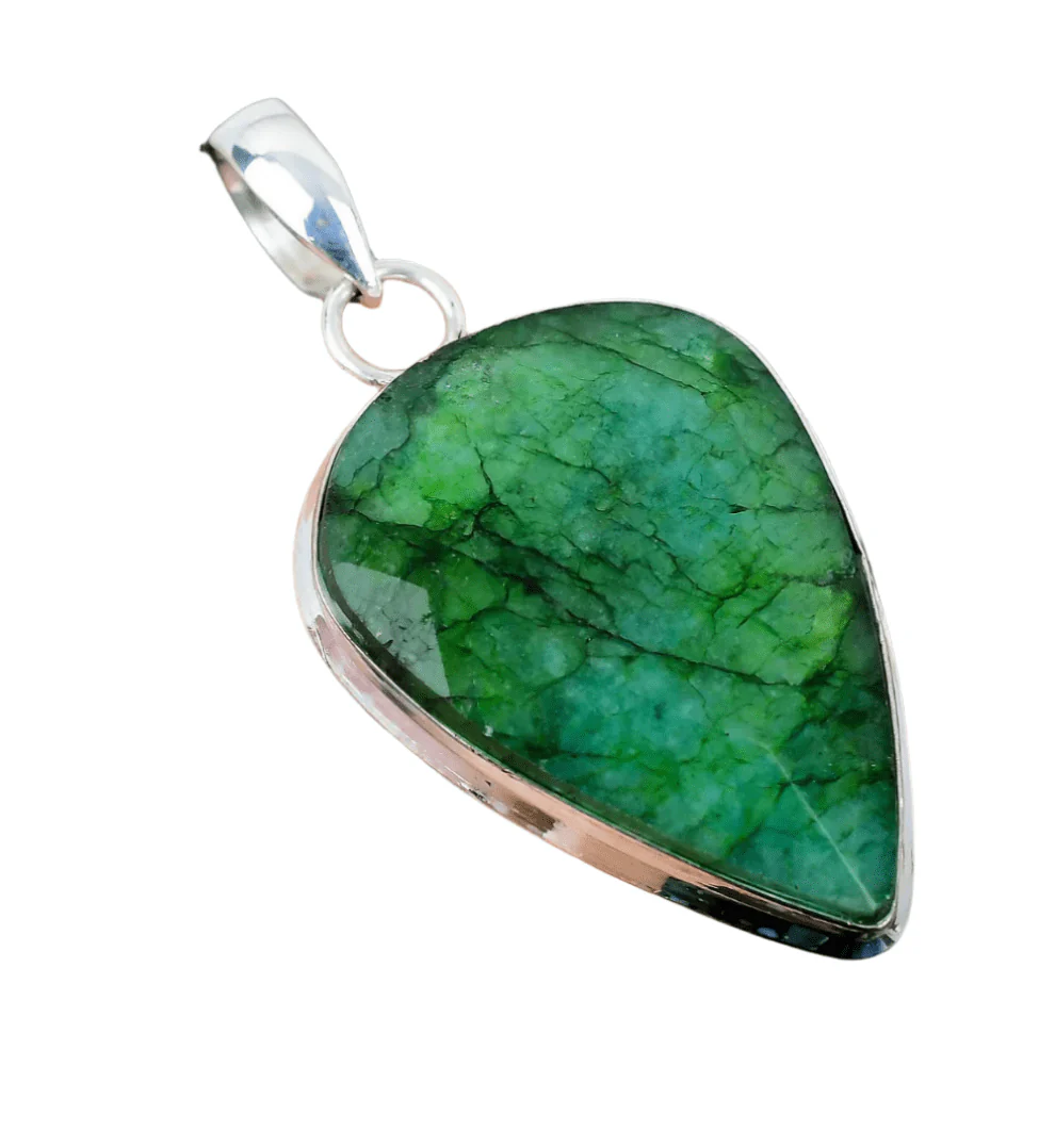 Natural Emerald Pendant - Image 12