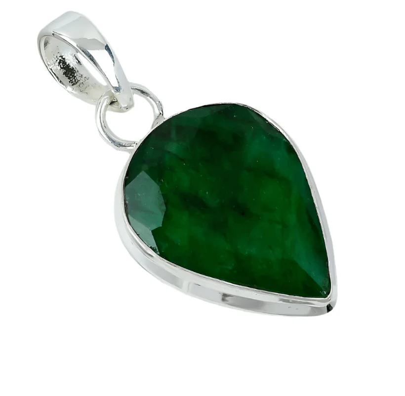 Natural Emerald Pendant - Image 7