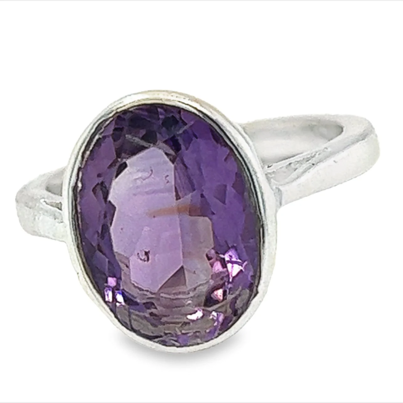 Ovale Amethyst Ring - Image 4