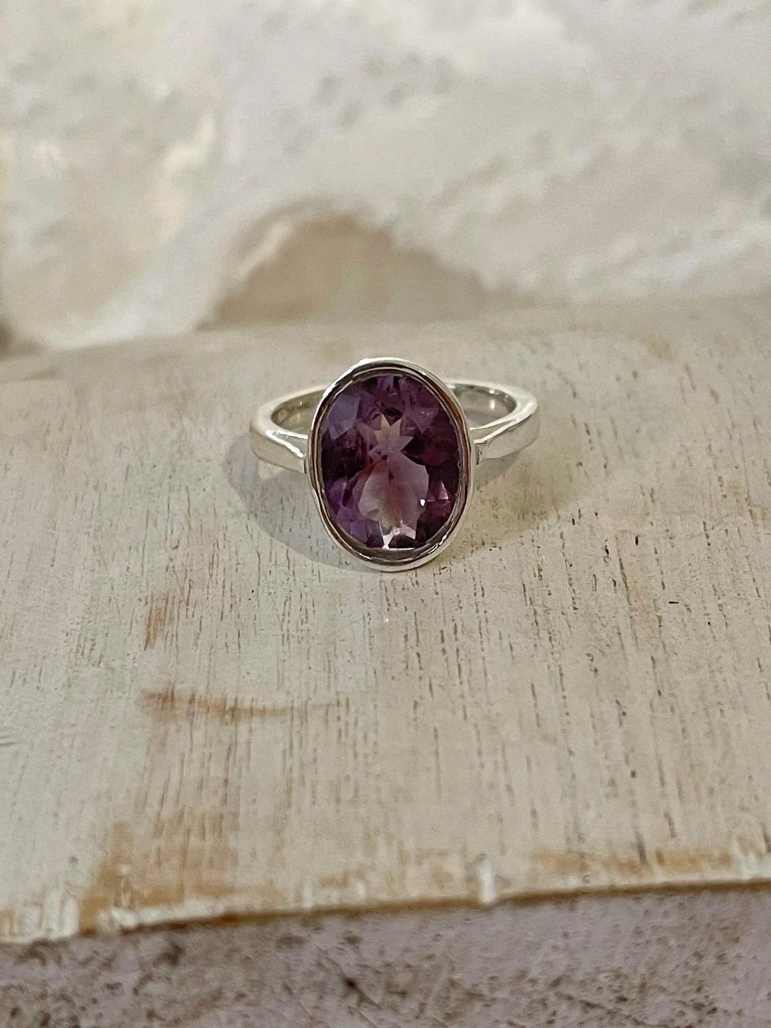 Ovale Amethyst Ring - Image 7