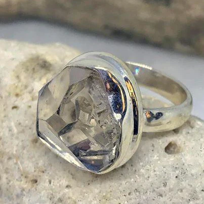 Peace Within Herkimer Diamond Ring - Image 10