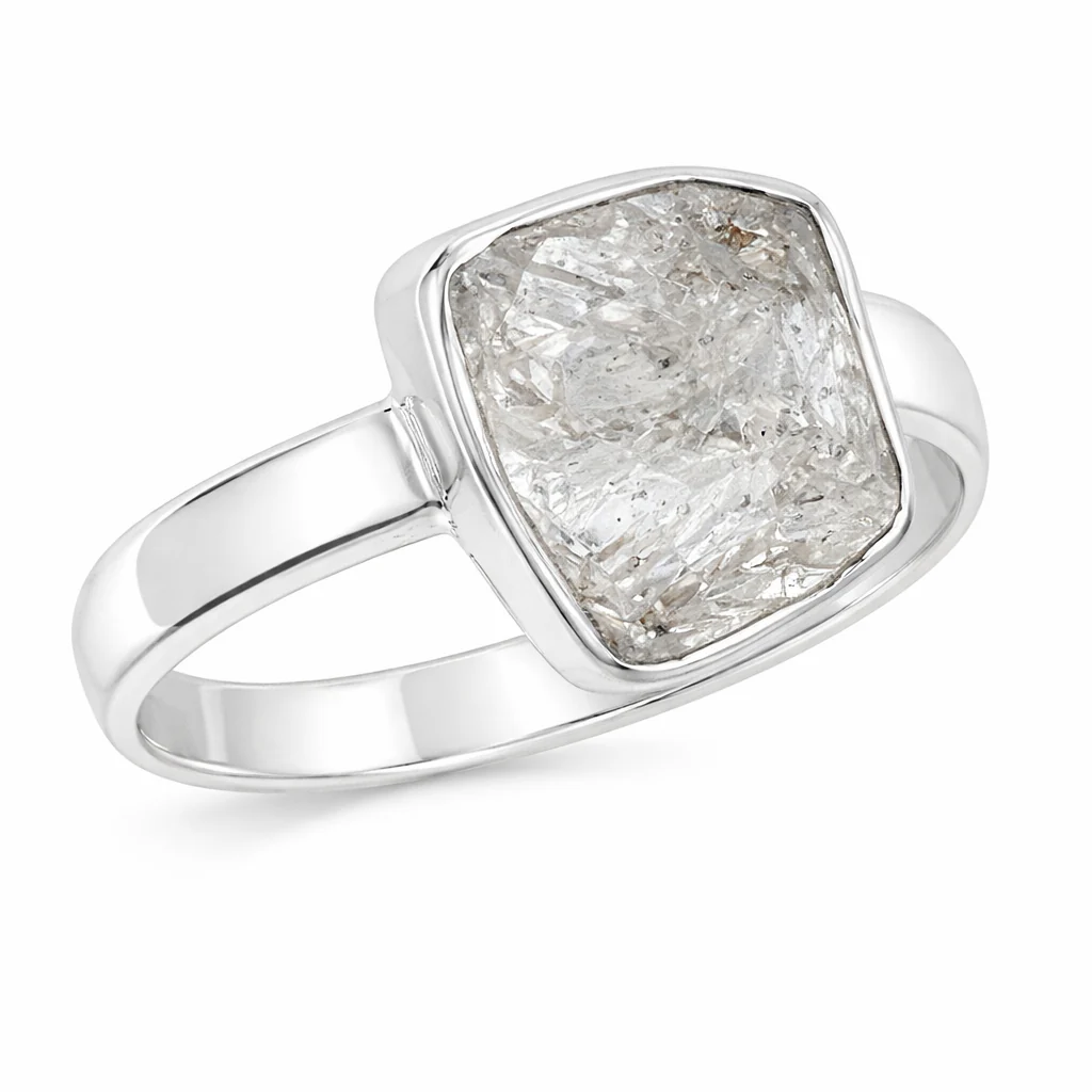 Peace Within Herkimer Diamond Ring - Image 3