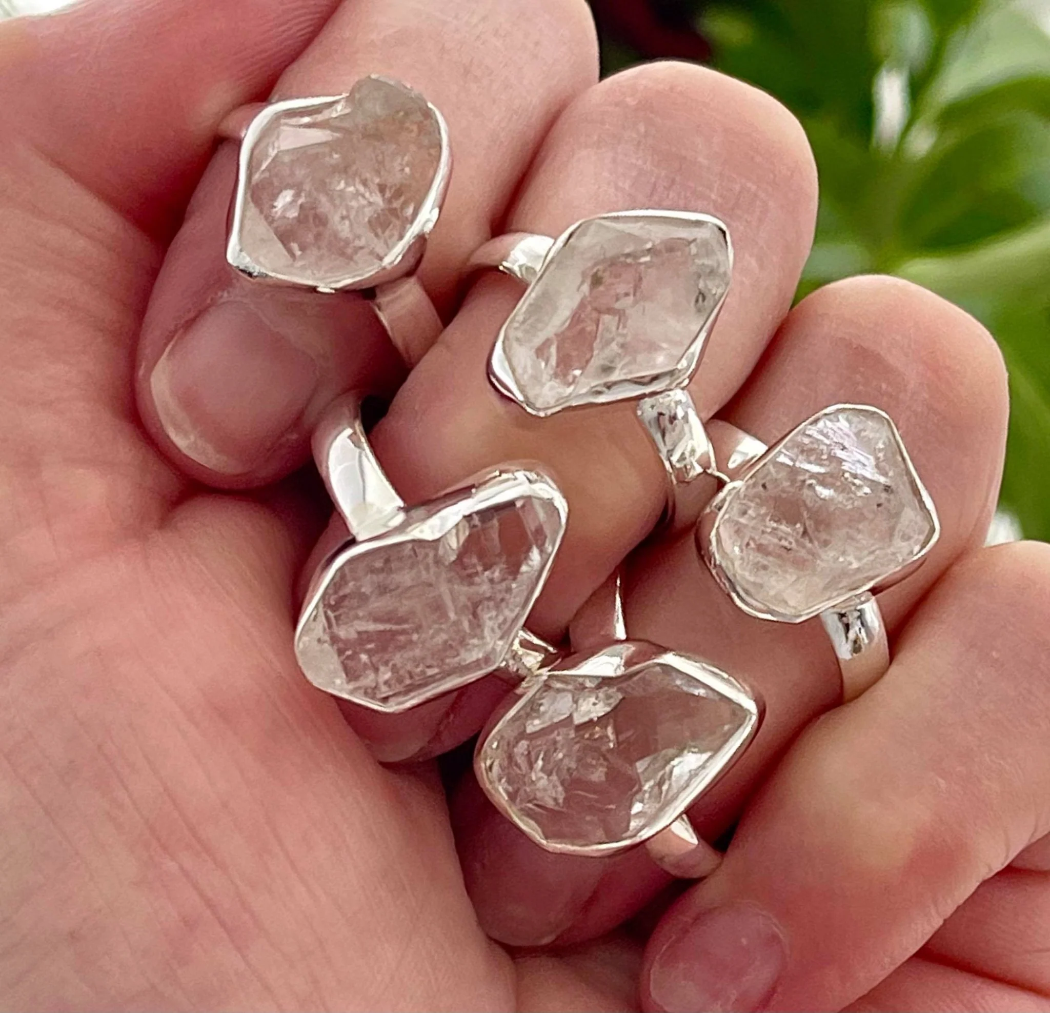 Peace Within Herkimer Diamond Ring - Image 4