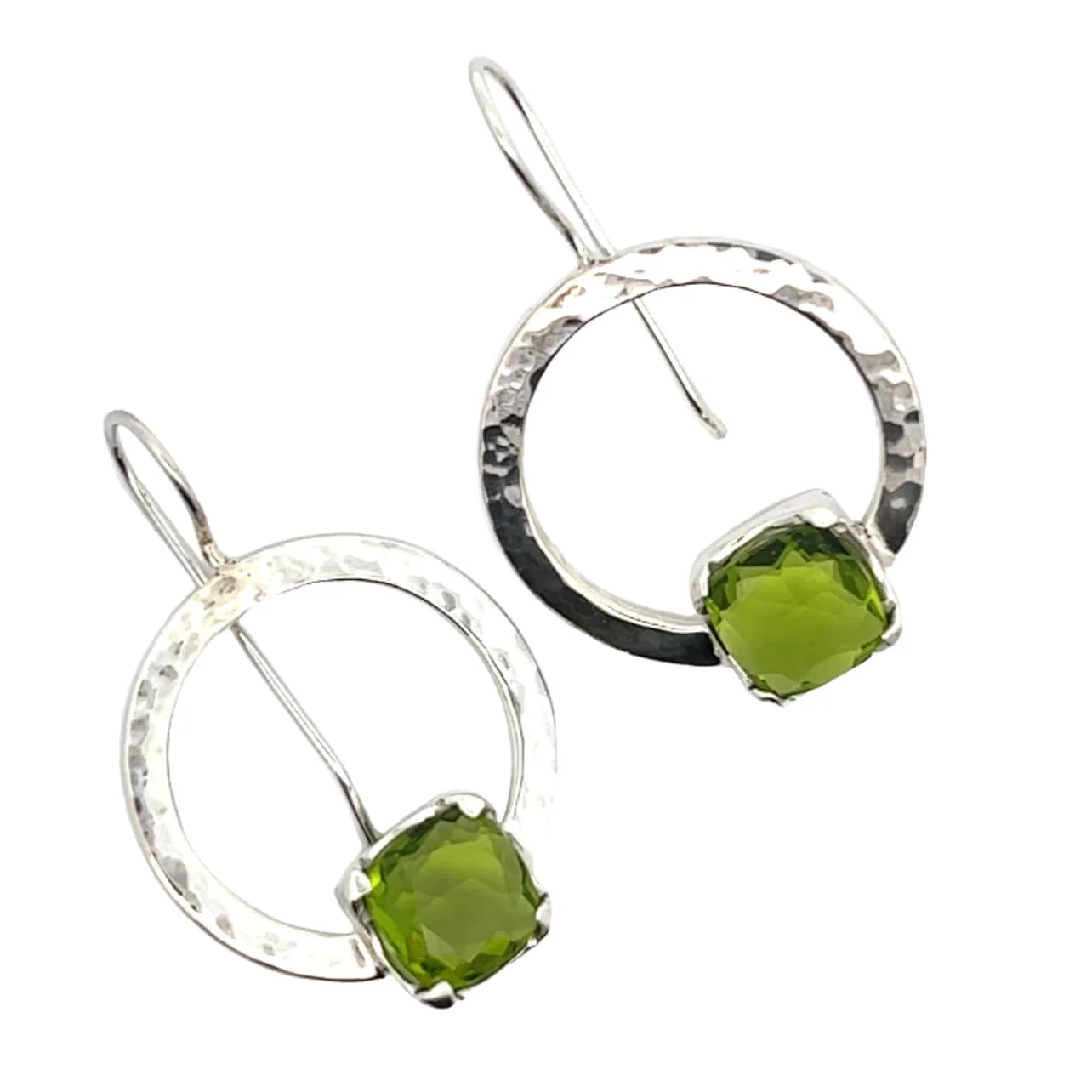 Peridot Trilogy Earrings - Image 4