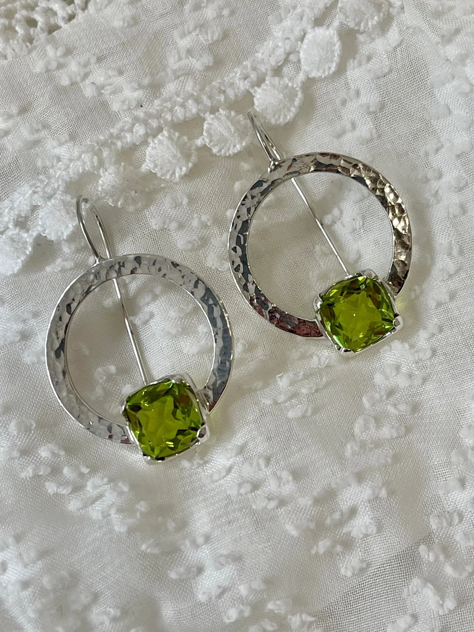Peridot Trilogy Earrings - Image 5