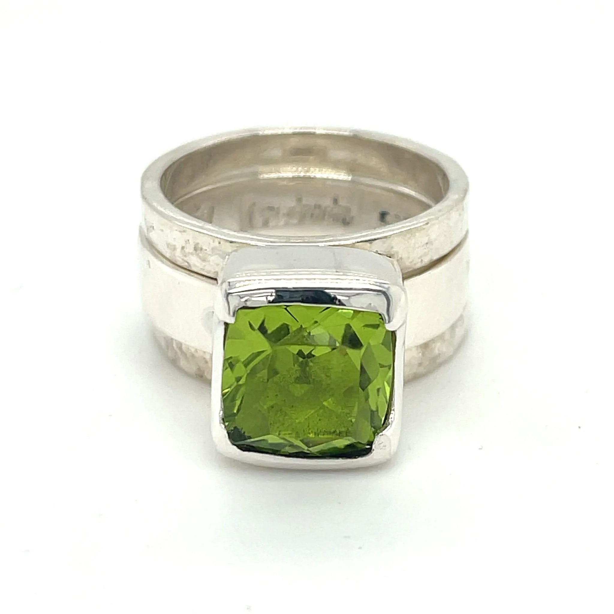 Peridot Trilogy Ring Set - Image 6