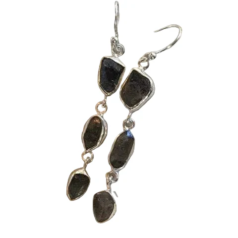 Starry Nights Herkimer Diamond Earrings - Image 4