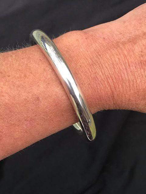 Contempo Sterling Silver Bangle 12 mm - Image 5
