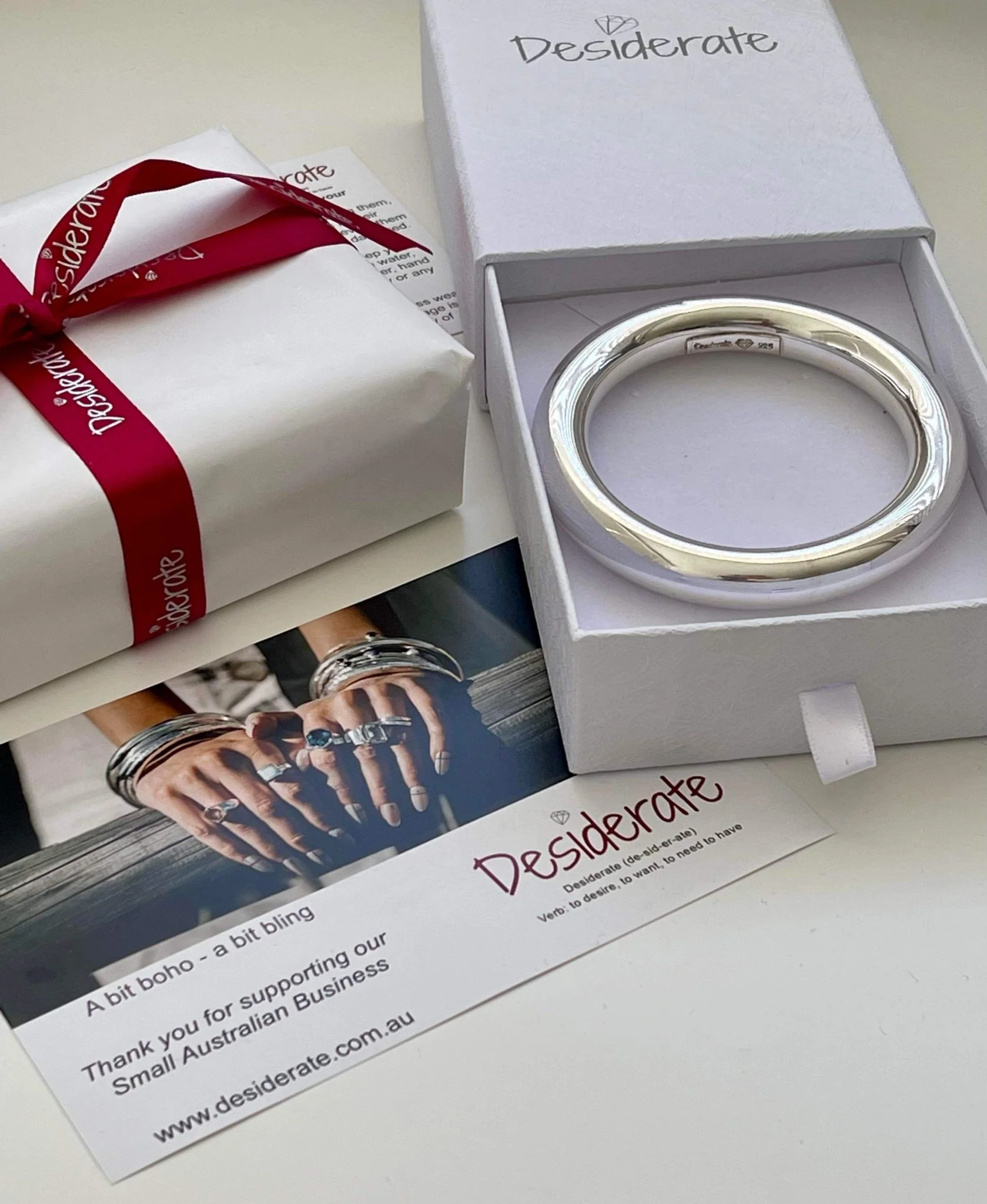 Contempo Sterling Silver Bangle 12 mm - Image 6