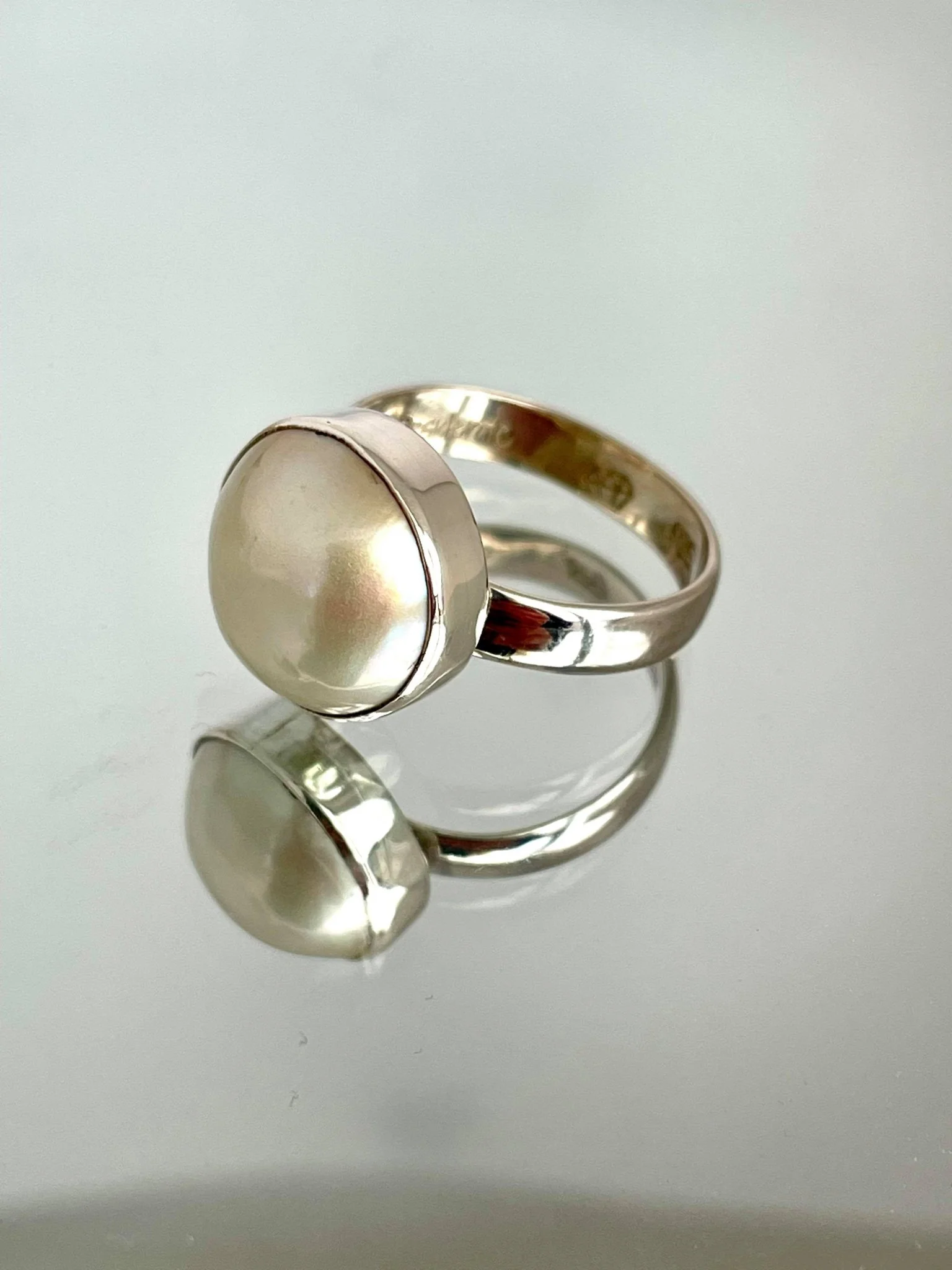 Under The Sun Pearl Ring - White - Image 11