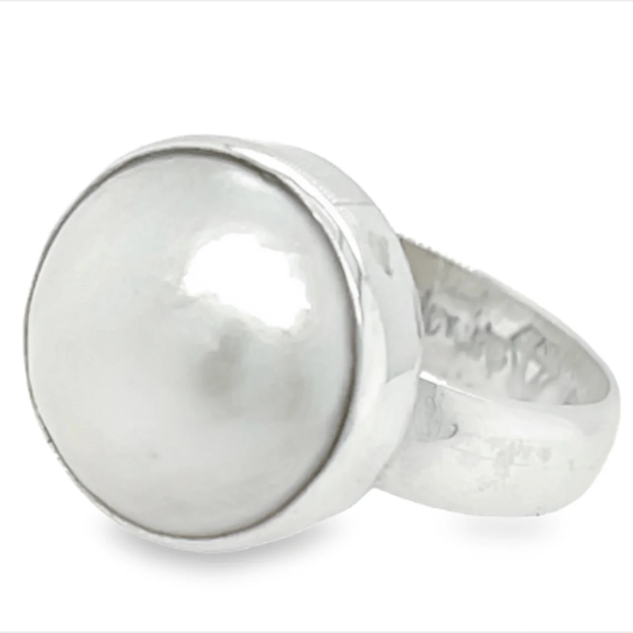 Under The Sun Pearl Ring - White - Image 9