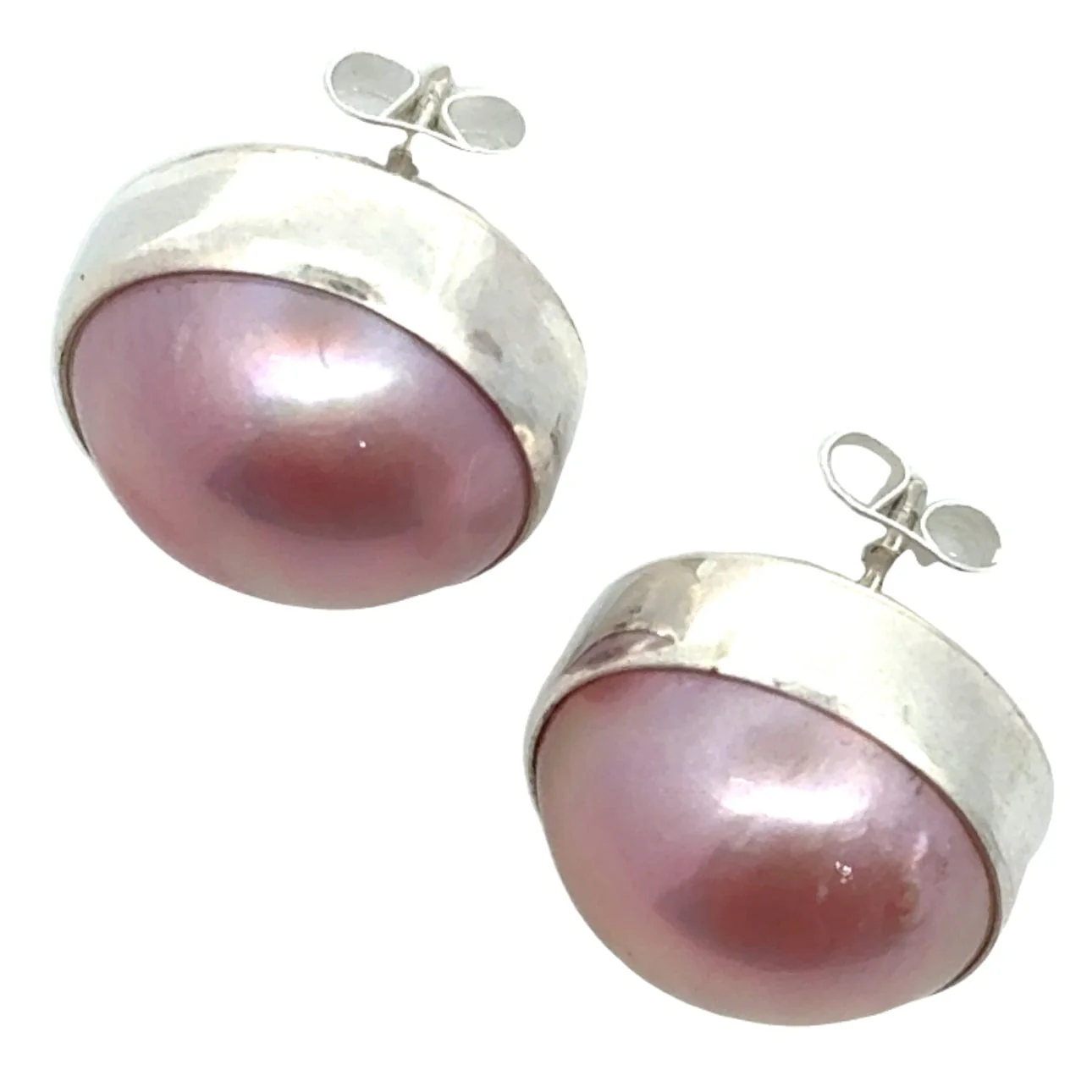 Under The Sun Pearl Studs - Pink - Image 3