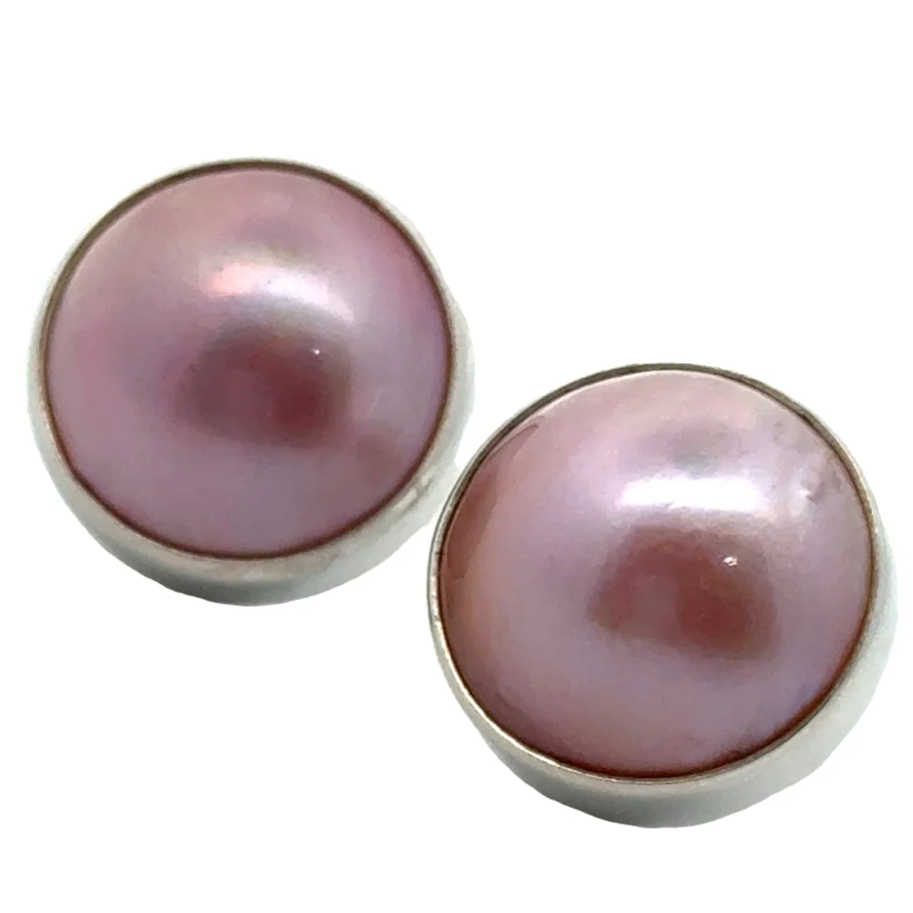Under The Sun Pearl Studs - Pink - Image 5