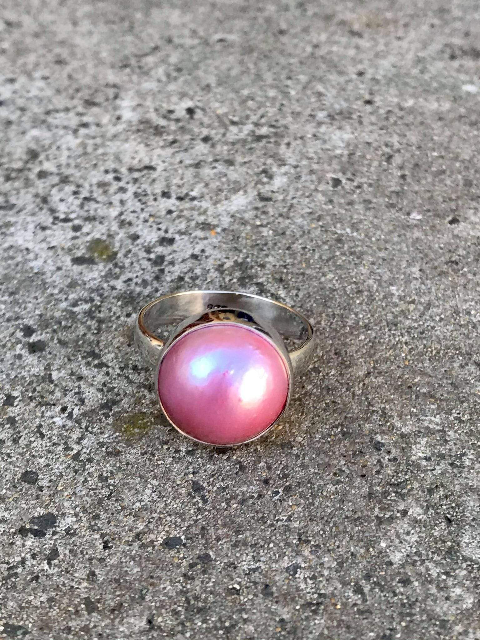 Under The Sun Pink Pearl Ring - Image 7