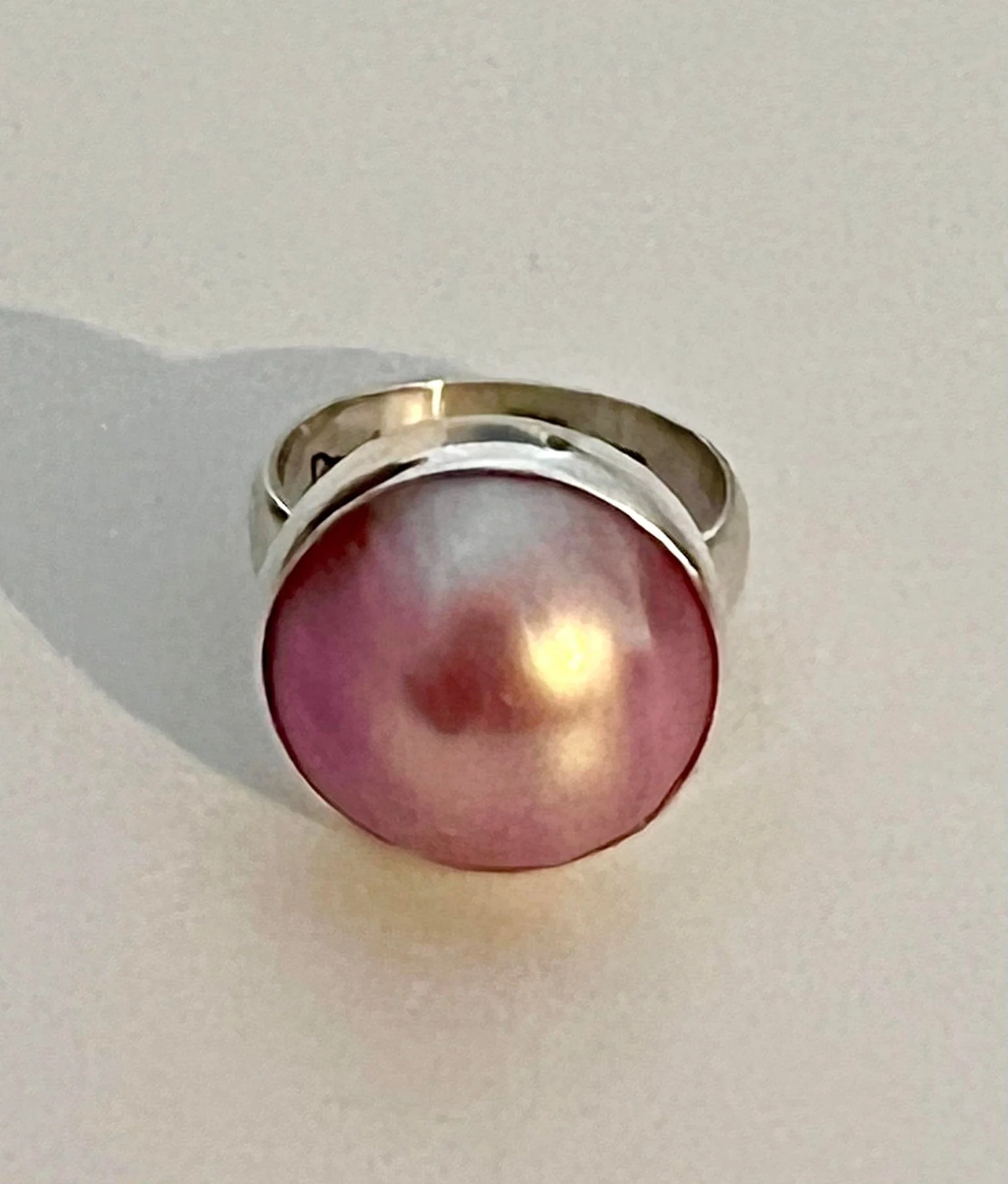 Under The Sun Pink Pearl Ring - Image 8