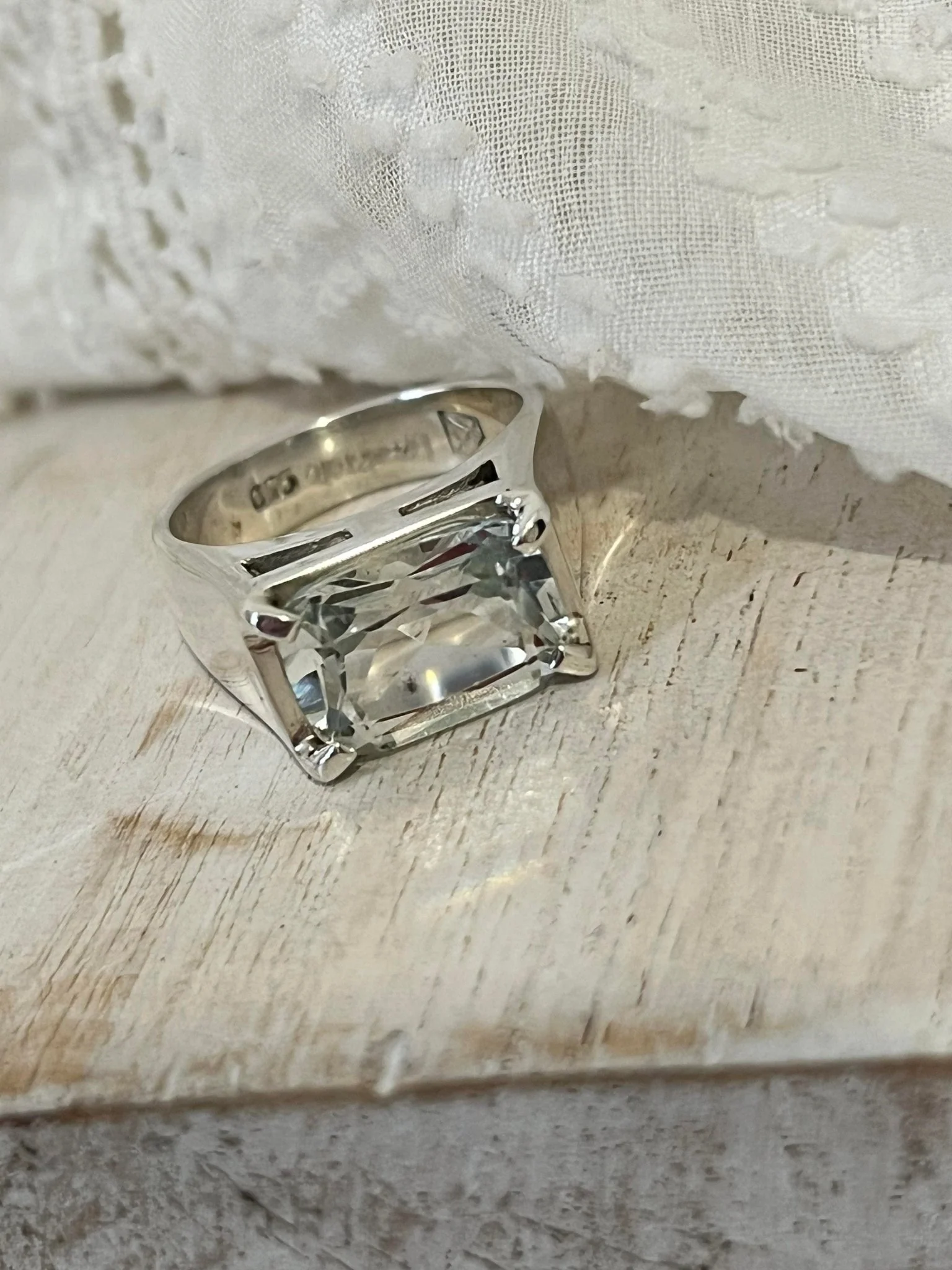 White Topaz Utopia Ring - Image 8